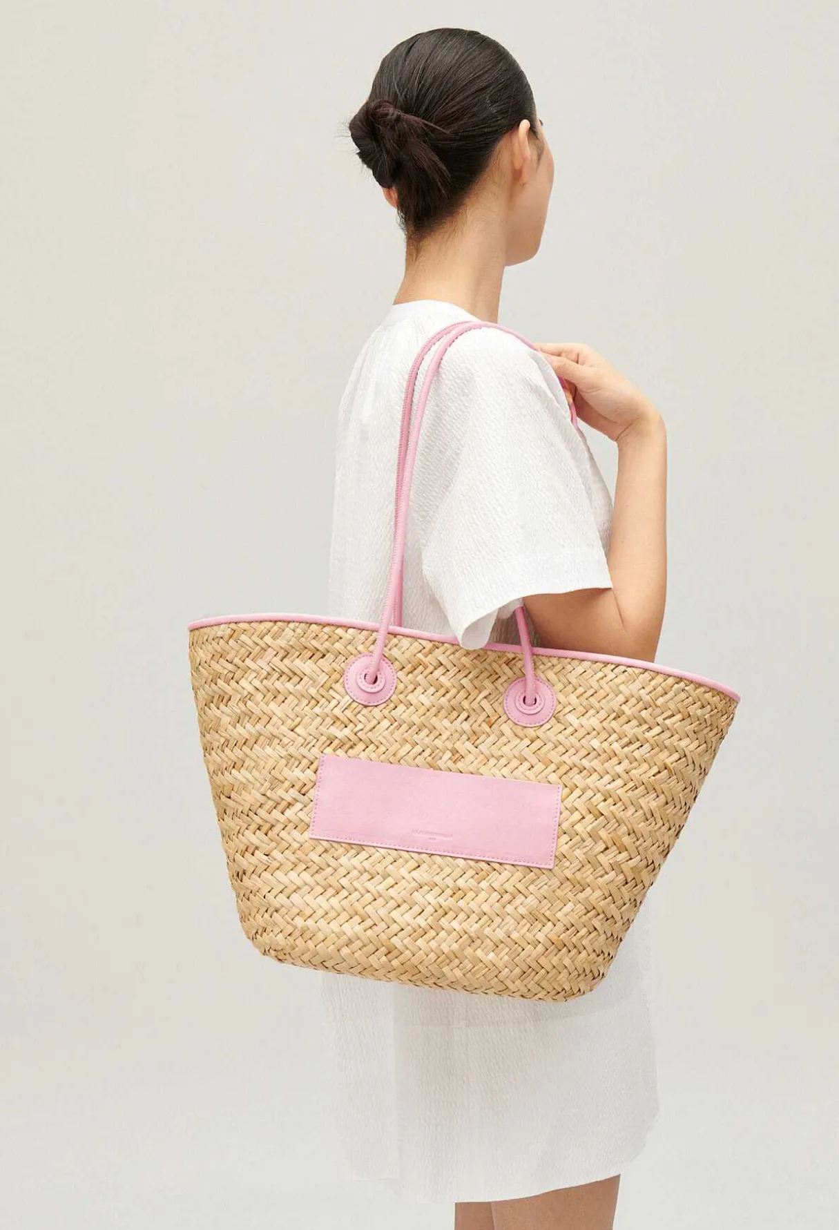 Sale Adryan Medium Straw Basket Women Shopping Bags