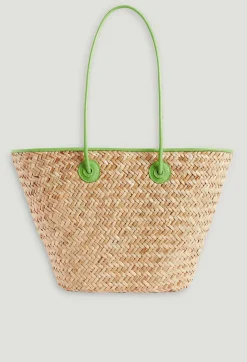 Shop Adryan Medium Straw Basket Women Shopping Bags