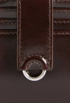 Best Sale Alix Brown Leather Card Holder Women Small Leather Goods