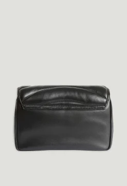 Shop Angeli Black Quilted Leather Bag Women Crossbody Bags