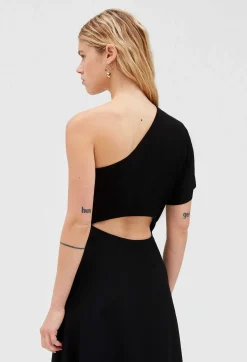 Flash Sale Asymmetric Midi Dress Women Dresses