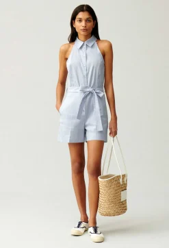 Clearance Belted Playsuit Women Jumpsuits