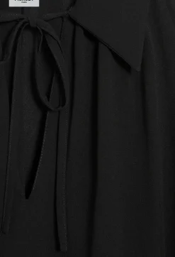 Store Black Floaty Blouse Women Tops And Shirts
