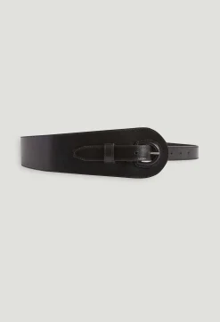Clearance Black Leather Belt Women Belts