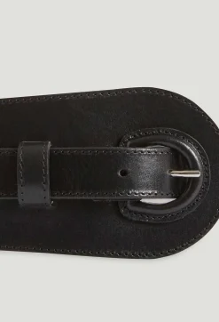 Clearance Black Leather Belt Women Belts