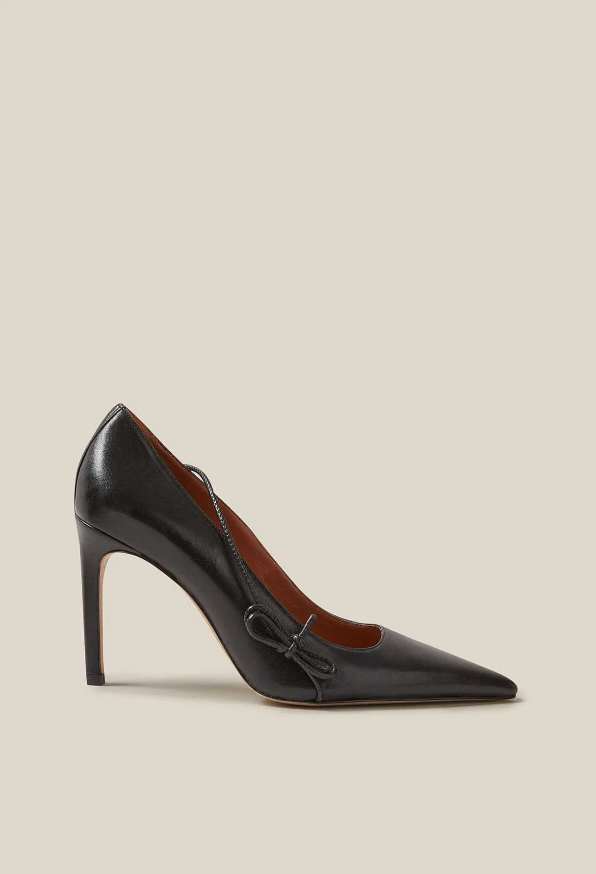 Cheap Black Leather Heels Women Sandals, Pumps And Mules