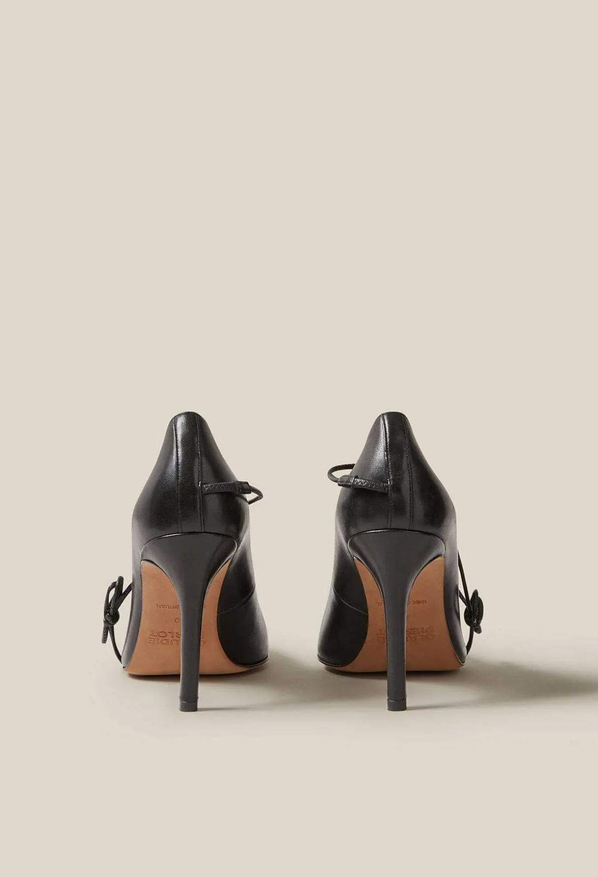 Cheap Black Leather Heels Women Sandals, Pumps And Mules