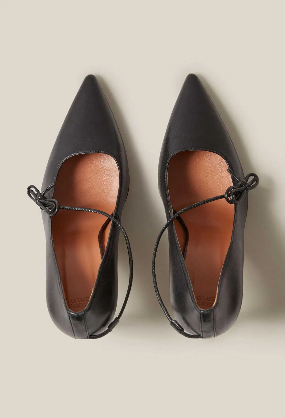 Cheap Black Leather Heels Women Sandals, Pumps And Mules