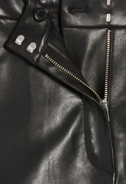 Store Black Leather Shorts Women Skirts And Shorts