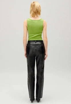 Online Black Leather Trousers Women Jeans And Trousers