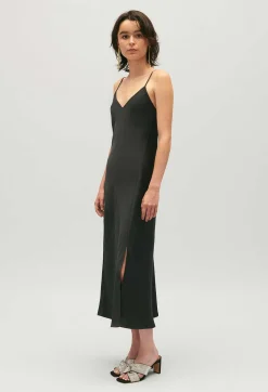 Discount Black Midi Babydoll Dress Women Dresses