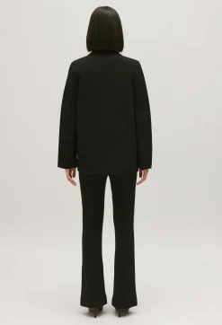 New Black Oversized Suit Jacket Women Blazers