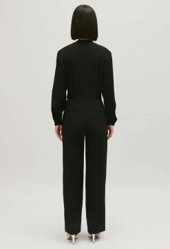 Discount Black Trouser Suit Women Jumpsuits