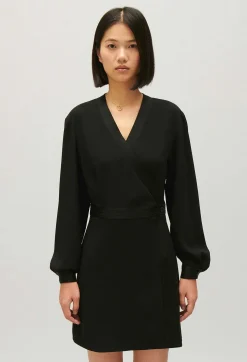 Best Black Wrap Dress Women Dresses