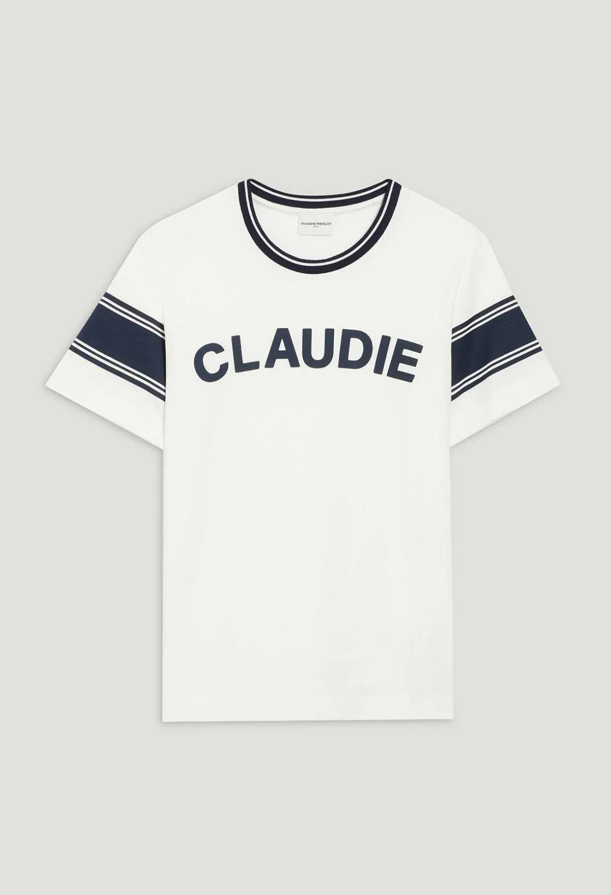 New Blue And White Claudie T-Shirt Women T-Shirts