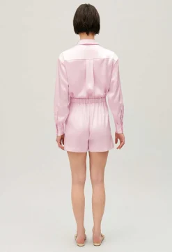 Outlet Blush Smocked Playsuit Women Jumpsuits