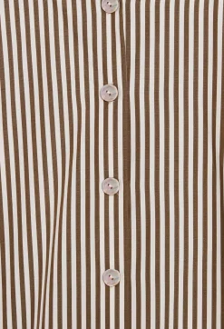 Cheap Bronze Striped Midi Skirt Women Skirts And Shorts