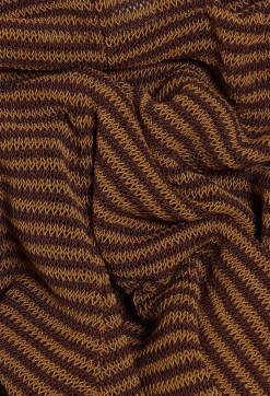 Discount Brown Striped Trousers Women Jeans And Trousers