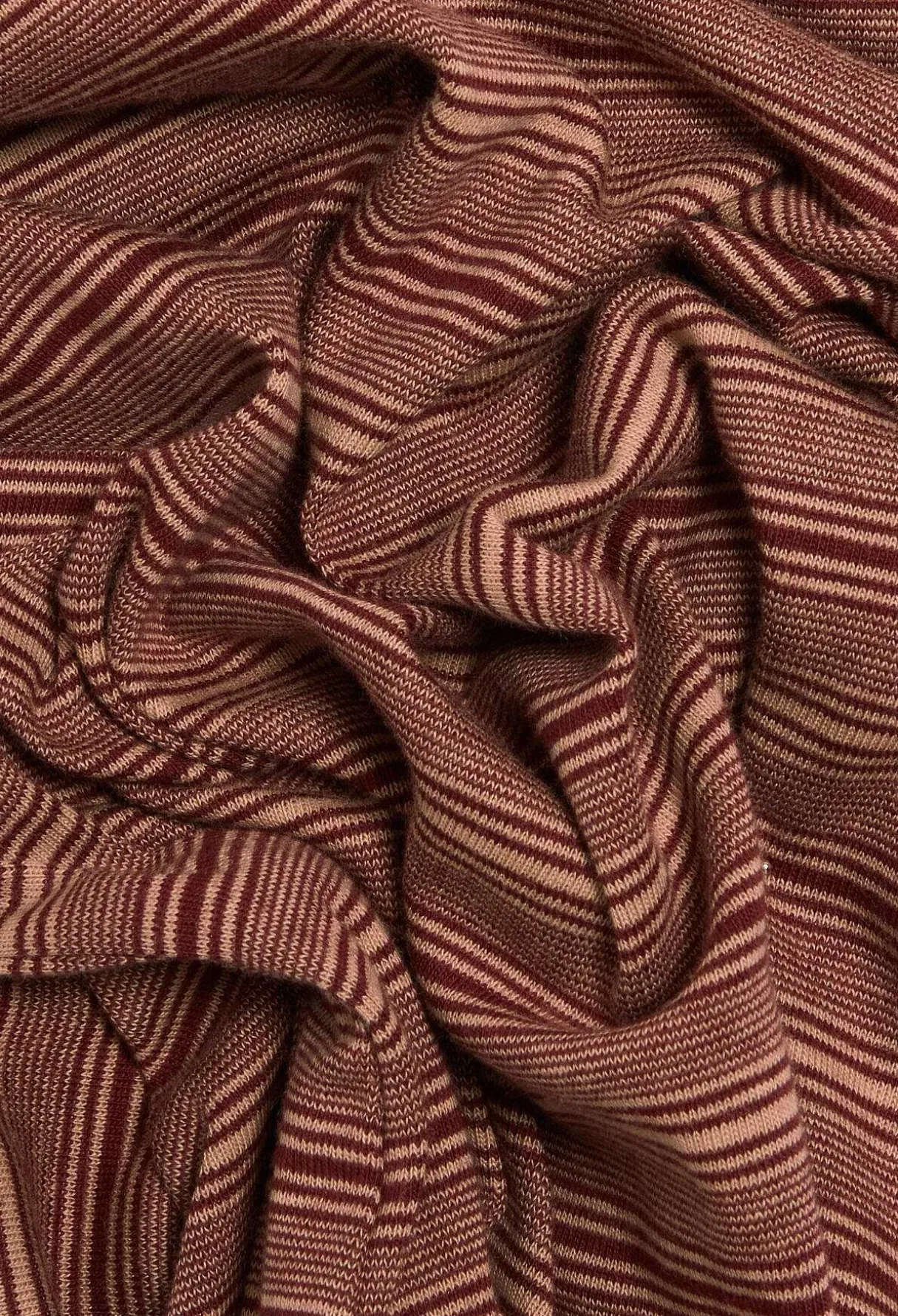 Sale Brown Stripy Knit Maxi Dress Women Dresses