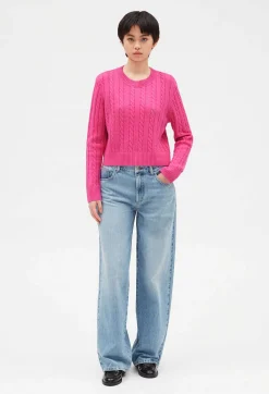 Best Cable Knit Cropped Jumper Women Sweaters And Cardigans