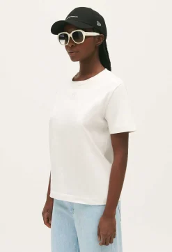 Cheap Ecru Cotton T-Shirt Women T-Shirts