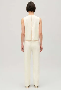 Sale Ecru Sequinned Trousers Women Jeans And Trousers