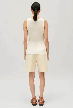 Store Ecru Vest Top Women Tops And Shirts