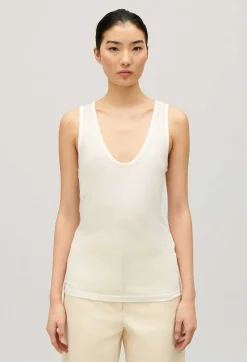 Store Ecru Vest Top Women Tops And Shirts