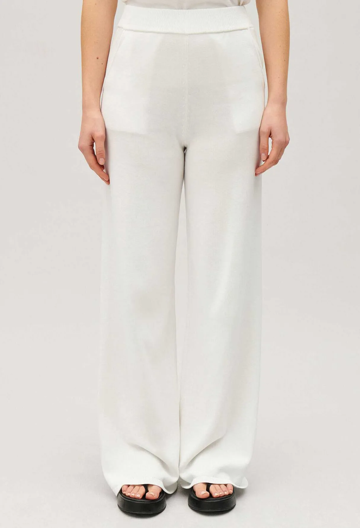 Outlet Floaty Knit Trousers Women Jeans And Trousers