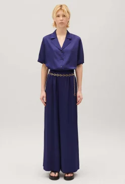Online Floaty Short-Sleeved Shirt Women Tops And Shirts