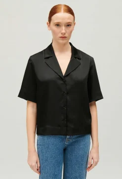 Best Sale Floaty Short-Sleeved Shirt Women Tops And Shirts