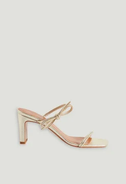 Discount Gold Leather Sandals Women Sandals, Pumps And Mules