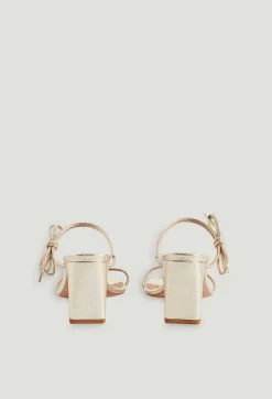 Discount Gold Leather Sandals Women Sandals, Pumps And Mules