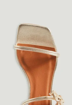 Discount Gold Leather Sandals Women Sandals, Pumps And Mules