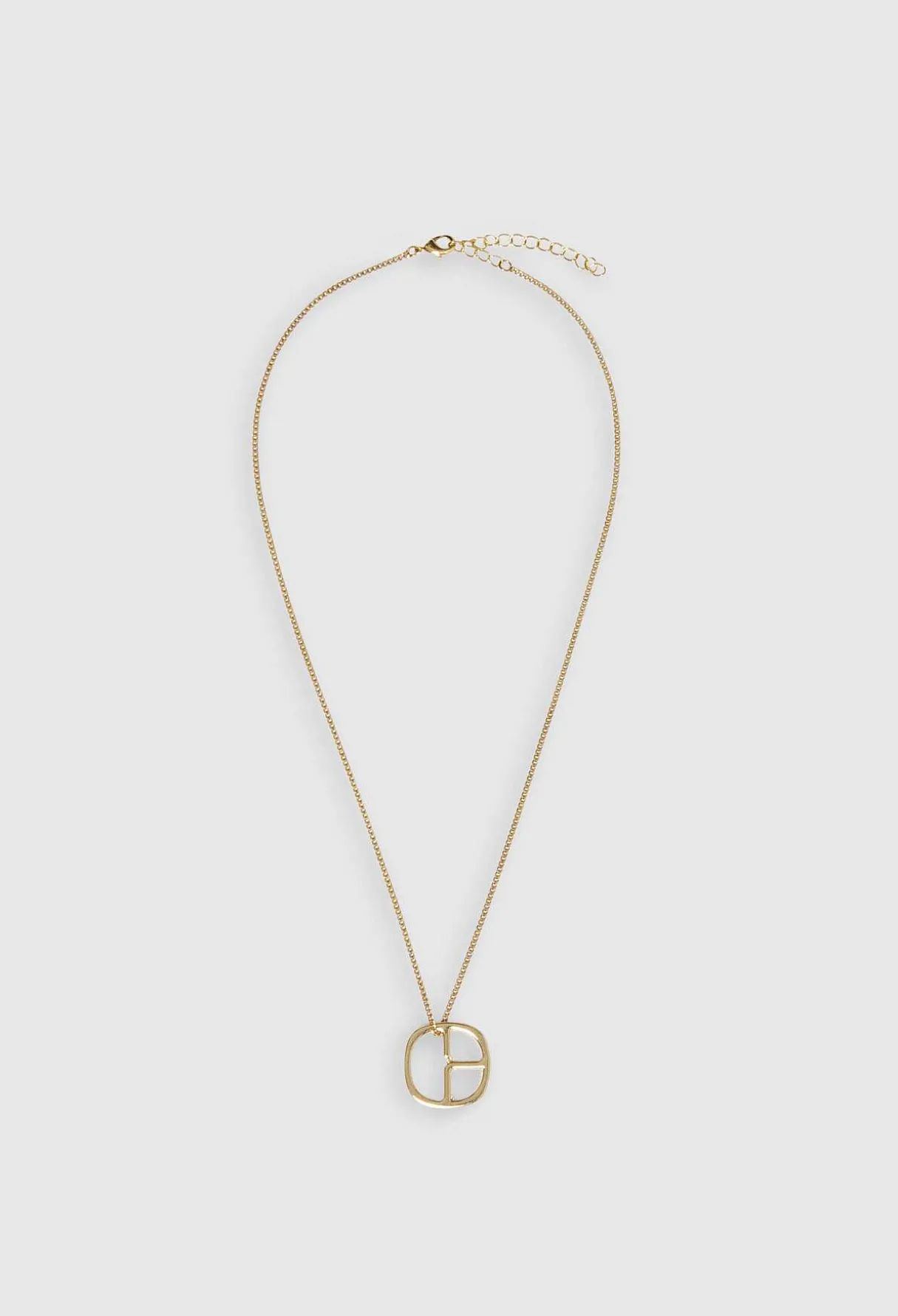Best Gold Monogram Pendant Necklace Women Jewellery And Scrunchies