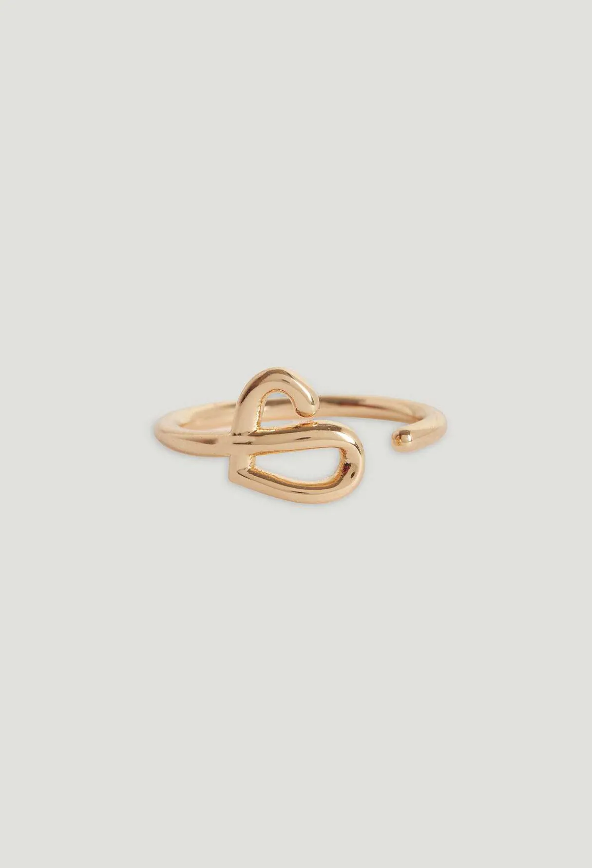 Best Sale Golden Brass Cp Heart Band Ring Women Jewellery And Scrunchies