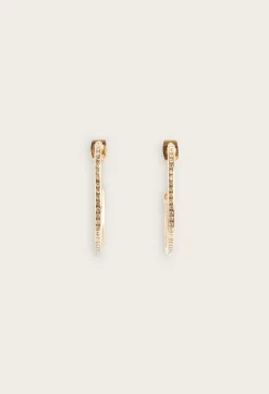 Online Golden Brass Cp Hoop Earrings Women Jewellery And Scrunchies