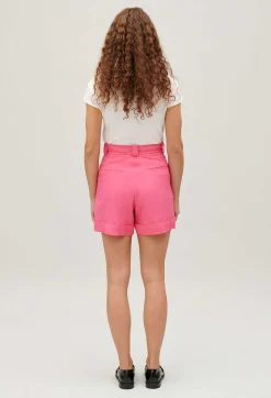 Outlet High Waisted Pink Short Women Skirts And Shorts