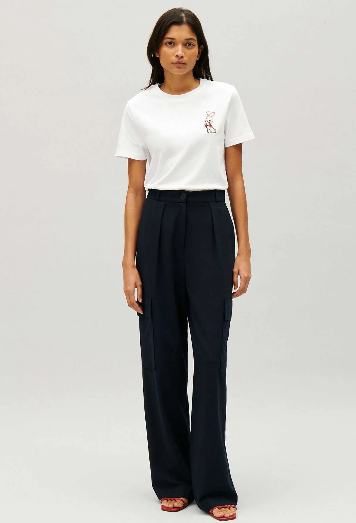 New Jean Toto Cream T-Shirt Women T-Shirts