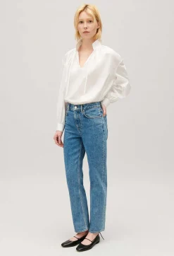 Sale Jean-Toto Stonewashed Blue Jeans Women Jeans And Trousers