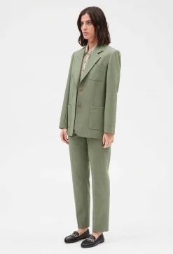 Best Sale Khaki Suit Jacket Women Blazers