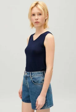 Best Sale Knit Vest Women Tops And Shirts