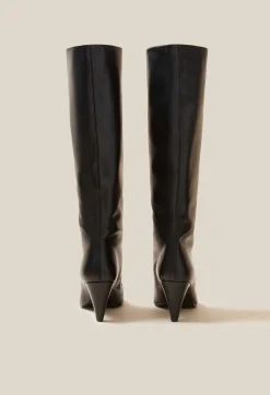 New Leather Knee-High Boots Women Booties And Boots