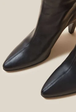 New Leather Knee-High Boots Women Booties And Boots