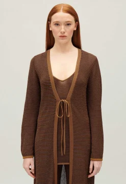 Online Long Brown Cardigan Women Sweaters And Cardigans