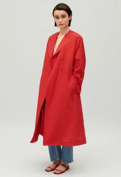 Best Long Red Trench Coat Women Jackets And Coats