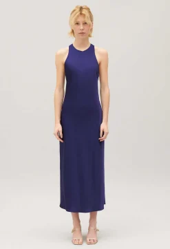Outlet Long Satin Dress Women Dresses