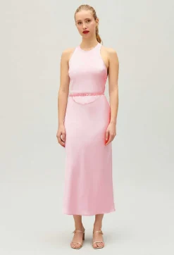 Sale Long Satin Dress Women Dresses