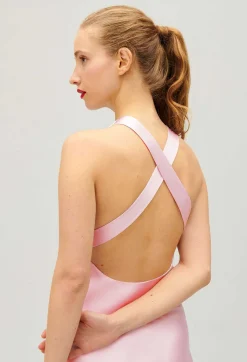 Sale Long Satin Dress Women Dresses