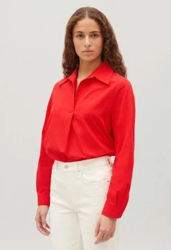 New Long-Sleeved Cotton Blouse Women Tops And Shirts